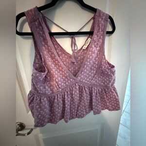 Lucky Brand Purple Tank Top